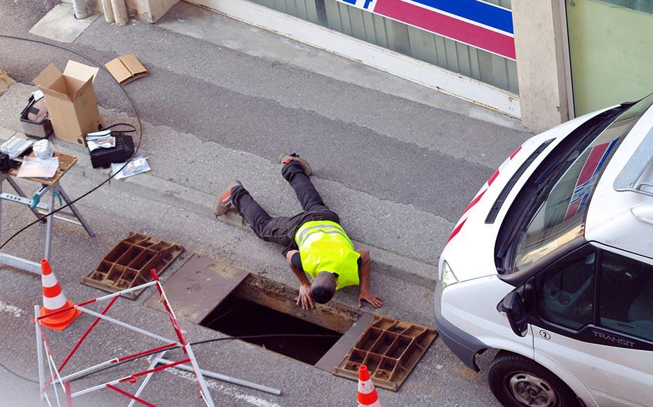 travaux assainissement Puiseux-en-France